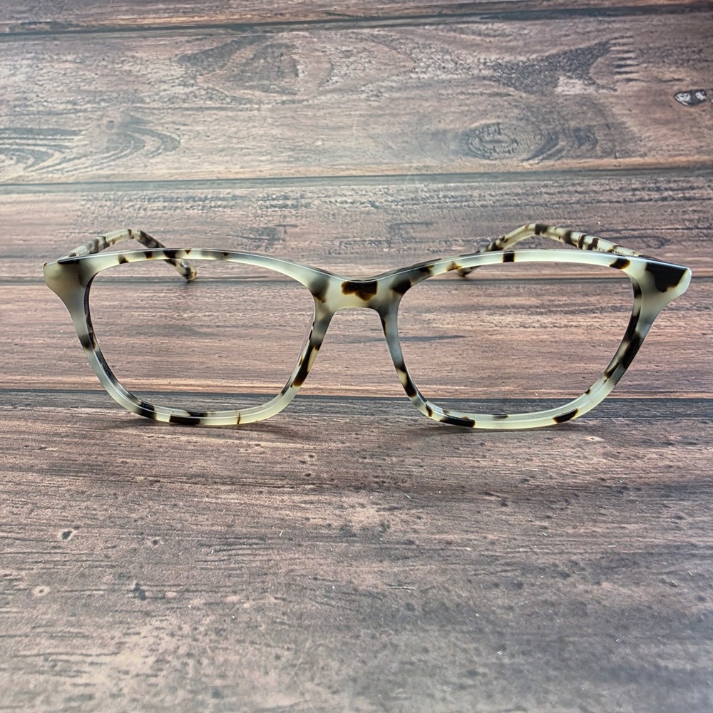 Zenni Optical Square Cream Brown‎ Tortoise Acetate Eyeglass Frames 442815